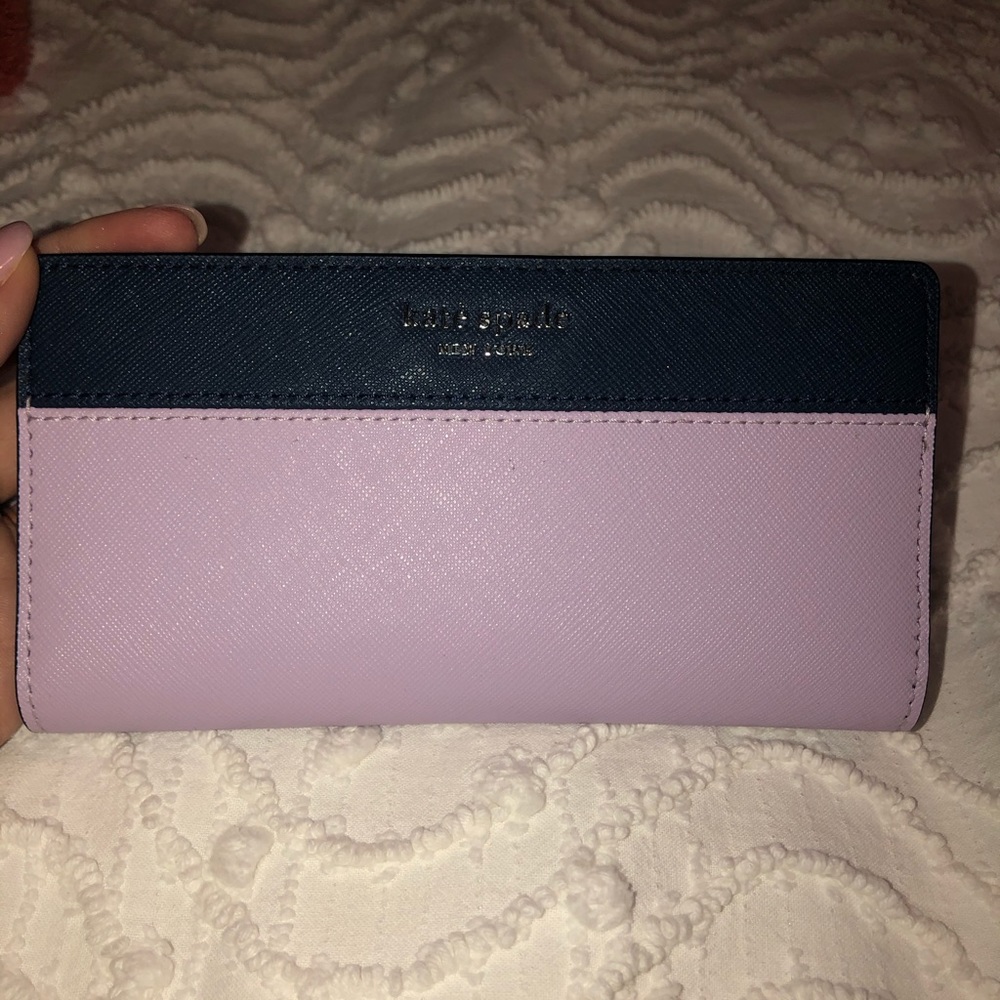 Purple and Navy Kate Spade Wallet